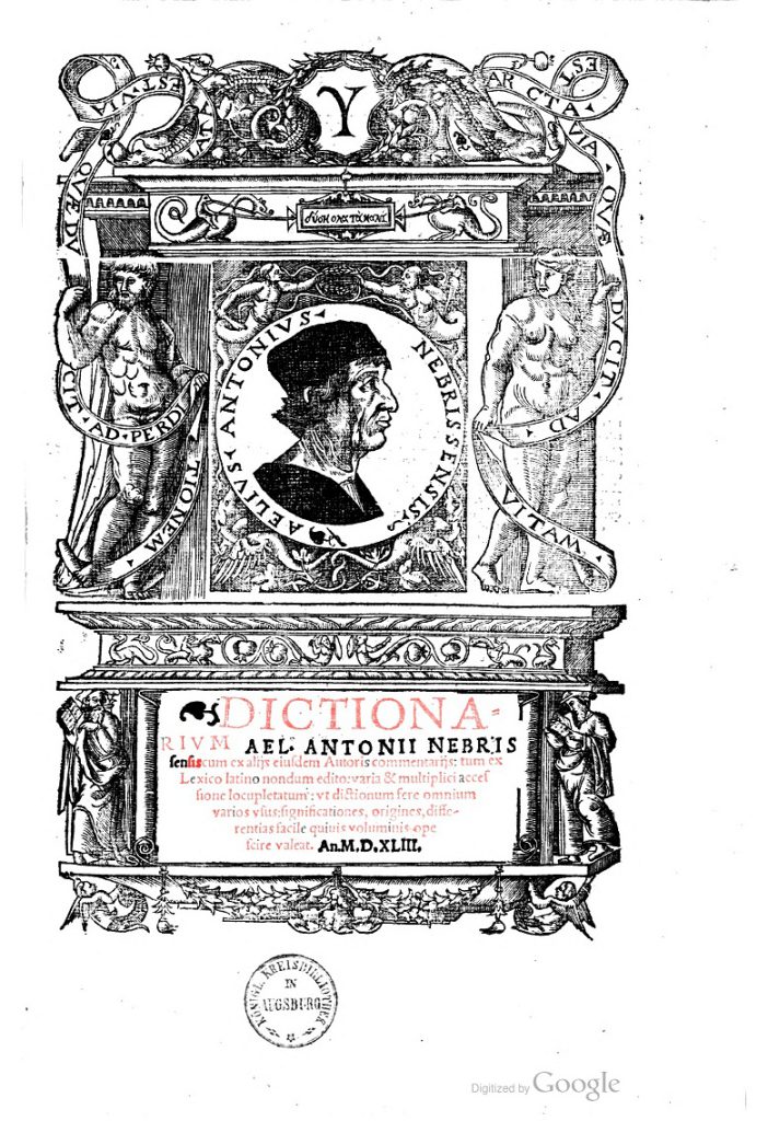 اشاره به نام گوران و شهر جورقان همدان در فرهنگ لغت آنتونیوس نبریس ۱۵۴۳م Dictionarium Antonii Nebris 1543 AD